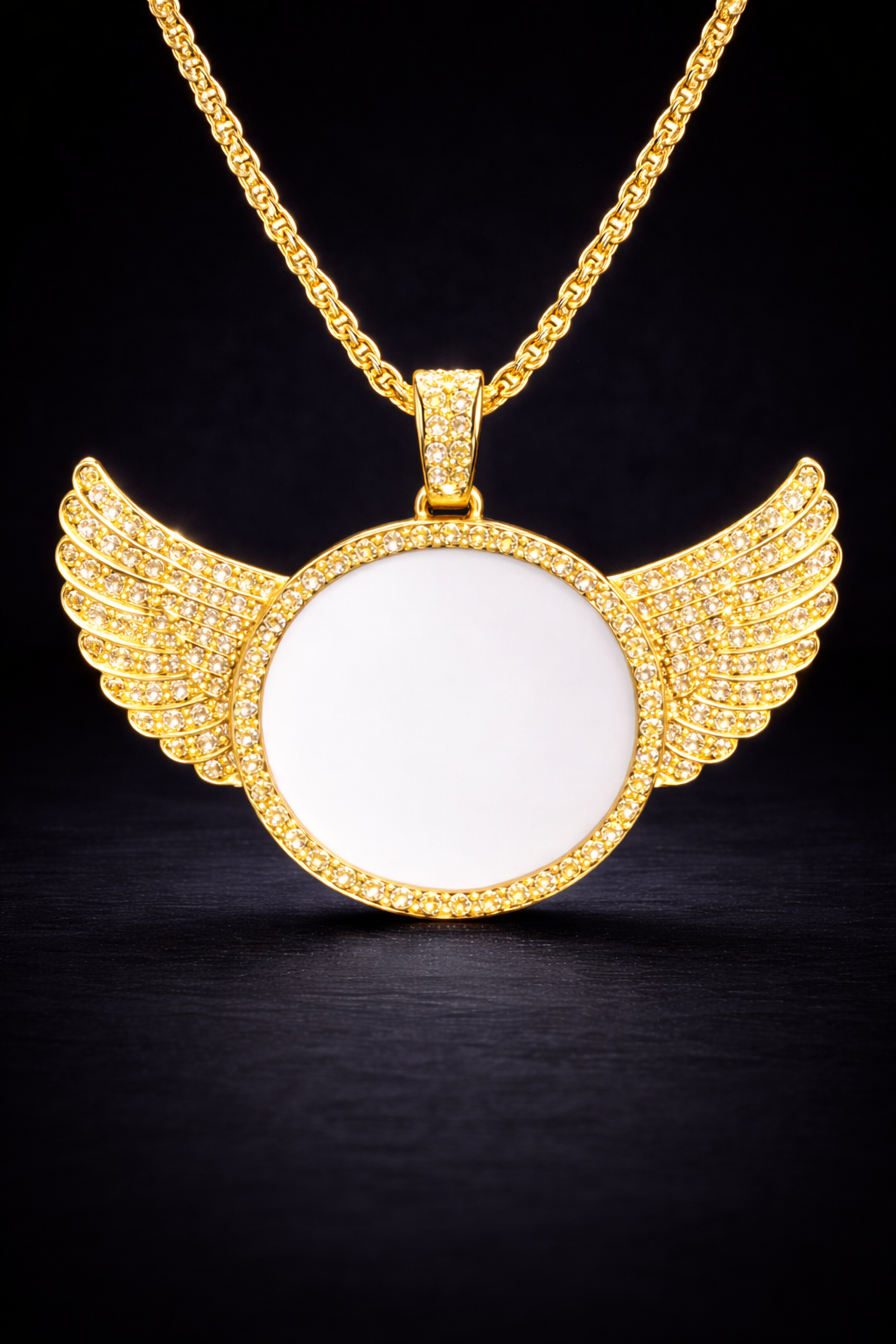 Memory Angel Wings Mirror Pendant